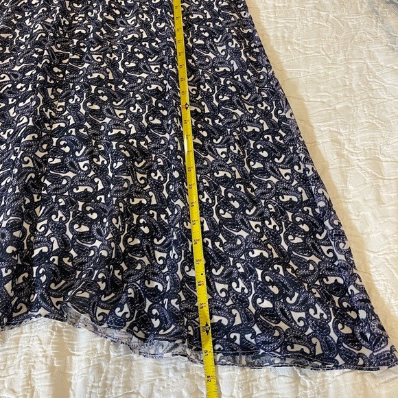 Yigal Azrouel Ombre Paisley Georgette 100% Silk MAXI Dress Gown. - Picture 9 of 11